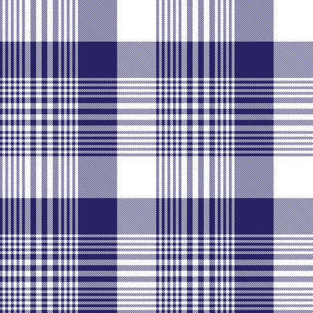 Blue Glen Plaid textured seamless pattern suitable for fashion textiles and graphicsのイラスト素材