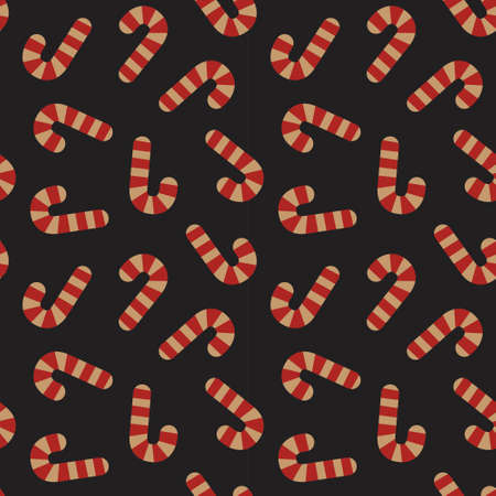 Christmas Orange Holiday seamless pattern background for website graphics, fashion textilesのイラスト素材