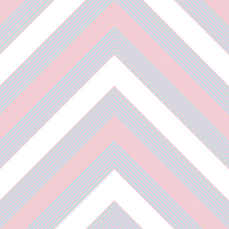 Pink Chevron diagonal striped seamless pattern background suitable for fashion textiles, graphicsのイラスト素材
