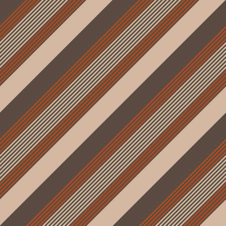 Orange diagonal striped seamless pattern background suitable for fashion textiles, graphicsのイラスト素材