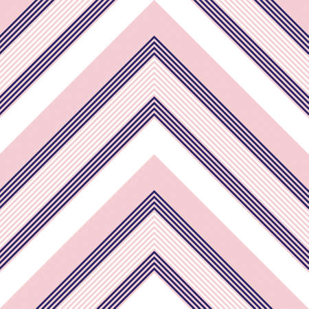 Pink and navy Chevron diagonal striped seamless pattern background suitable for fashion textiles, graphicsのイラスト素材
