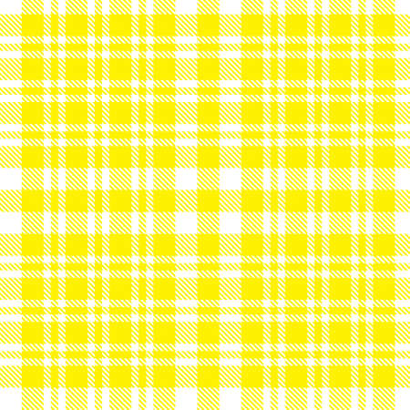 Yellow Plaid, checkered, tartan seamless pattern suitable for fashion textiles and graphicsのイラスト素材