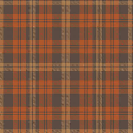 Orange Plaid, checkered, tartan seamless pattern suitable for fashion textiles and graphicsのイラスト素材