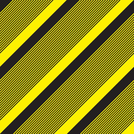 Yellow diagonal striped seamless pattern background suitable for fashion textiles, graphicsのイラスト素材
