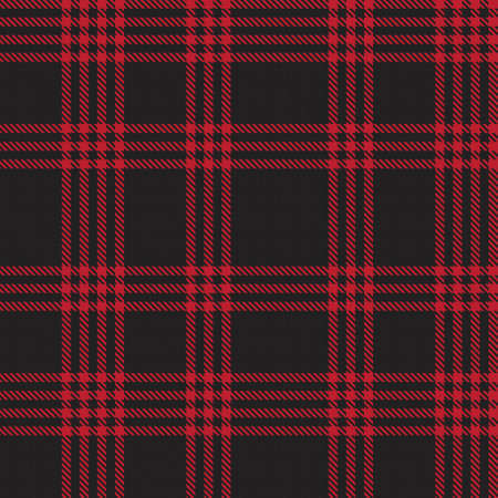 Red Glen Plaid textured seamless pattern suitable for fashion textiles and graphicsのイラスト素材