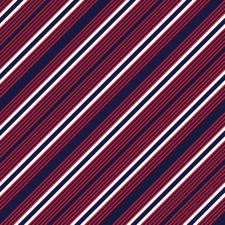 Red and Blue diagonal striped seamless pattern background suitable for fashion textiles, graphicsのイラスト素材