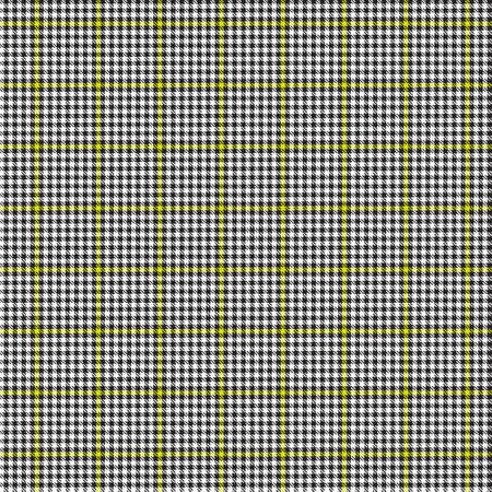 Yellow Glen Plaid textured seamless pattern suitable for fashion textiles and graphicsのイラスト素材