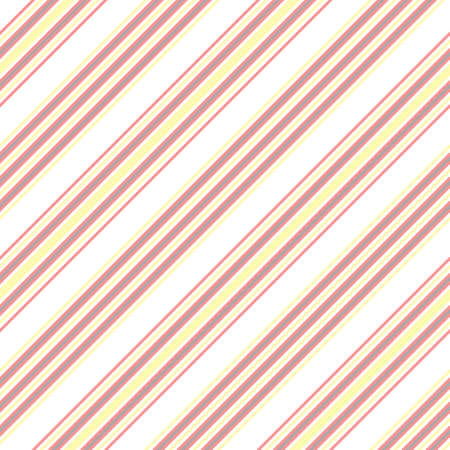 Yellow diagonal striped seamless pattern background suitable for fashion textiles, graphicsのイラスト素材