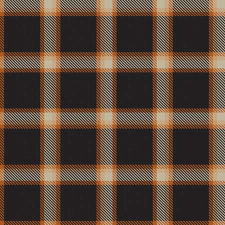 Orange Glen Plaid textured seamless pattern suitable for fashion textiles and graphics