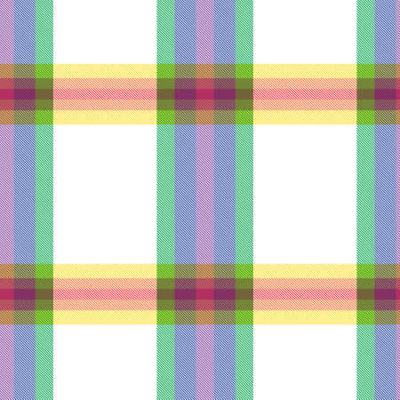 Rainbow Glen Plaid textured seamless pattern suitable for fashion textiles and graphicsのイラスト素材