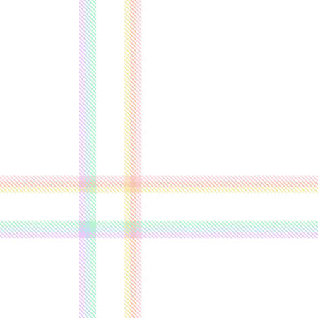 Rainbow Tartan Glen Plaid textured seamless pattern suitable for fashion textiles and graphicsのイラスト素材
