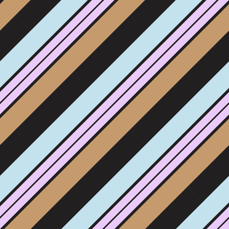 Rainbow diagonal striped seamless pattern background suitable for fashion textiles, graphicsのイラスト素材