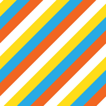 Rainbow diagonal striped seamless pattern background suitable for fashion textiles, graphicsのイラスト素材