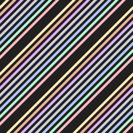 Rainbow diagonal striped seamless pattern background suitable for fashion textiles, graphics