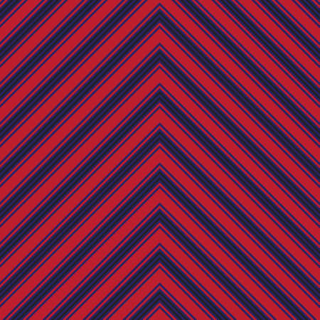 Red and Blue Chevron diagonal striped seamless pattern background suitable for fashion textiles, graphicsのイラスト素材