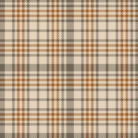 Orange Glen Plaid textured seamless pattern suitable for fashion textiles and graphicsのイラスト素材