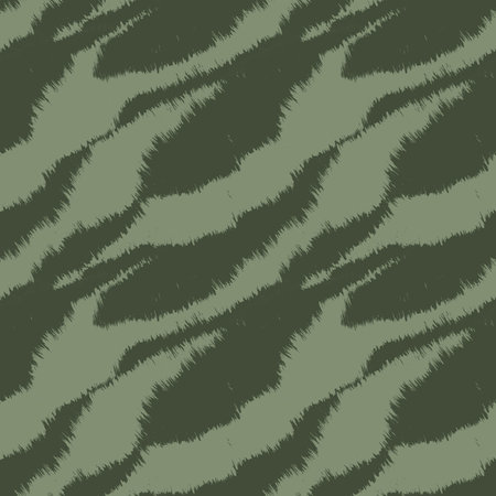 Green Brush stroke fur pattern design for fashion prints, homeware, graphics, backgrounds