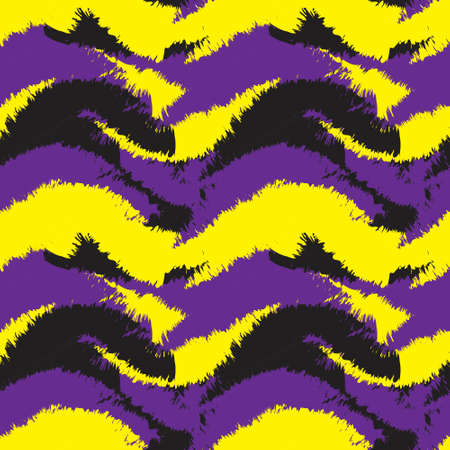 Yellow Brush stroke fur pattern design for fashion prints, homeware, graphics, backgroundsのイラスト素材
