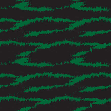 Green Brush stroke fur pattern design for fashion prints, homeware, graphics, backgroundsのイラスト素材