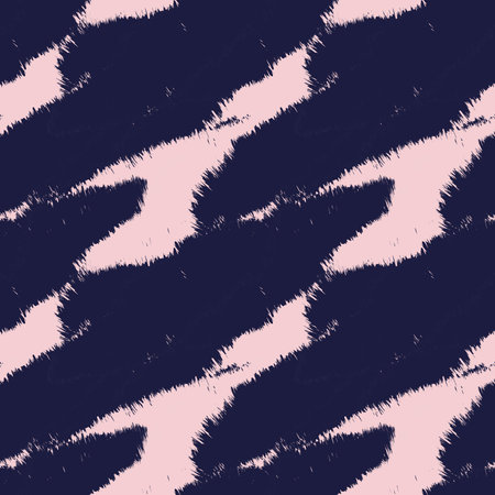 Pink Navy Brush stroke fur pattern design for fashion prints, homeware, graphics, backgrounds