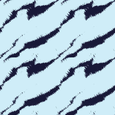 Sky Blue Brush stroke fur pattern design for fashion prints, homeware, graphics, backgroundsのイラスト素材