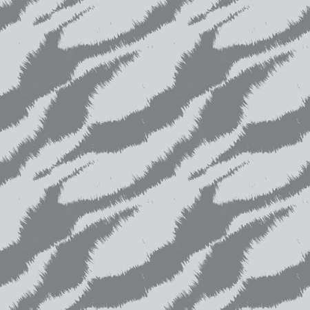 Grey Brush stroke fur pattern design for fashion prints, homeware, graphics, backgroundsのイラスト素材