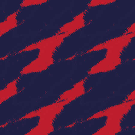 Red Navy Brush stroke fur pattern design for fashion prints, homeware, graphics, backgroundsのイラスト素材