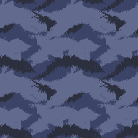 Blue Brush stroke fur pattern design for fashion prints, homeware, graphics, backgrounds