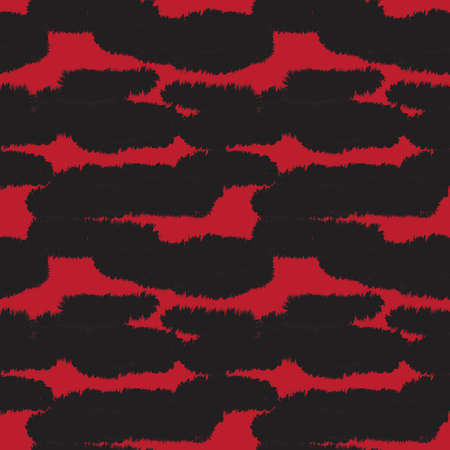 Red Brush stroke fur pattern design for fashion prints, homeware, graphics, backgroundsのイラスト素材