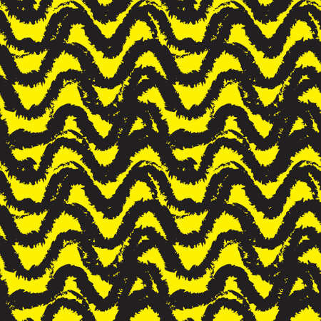 Yellow Brush stroke fur pattern design for fashion prints, homeware, graphics, backgroundsのイラスト素材