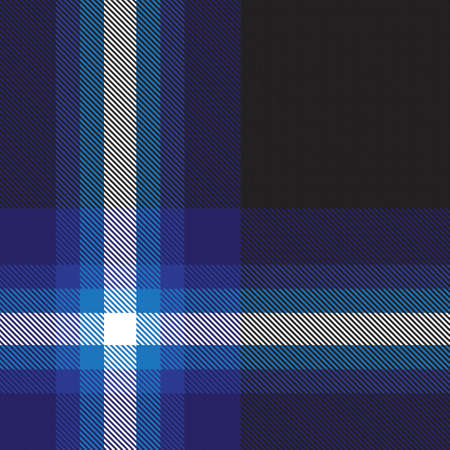 Blue Glen Plaid textured seamless pattern suitable for fashion textiles and graphicsのイラスト素材