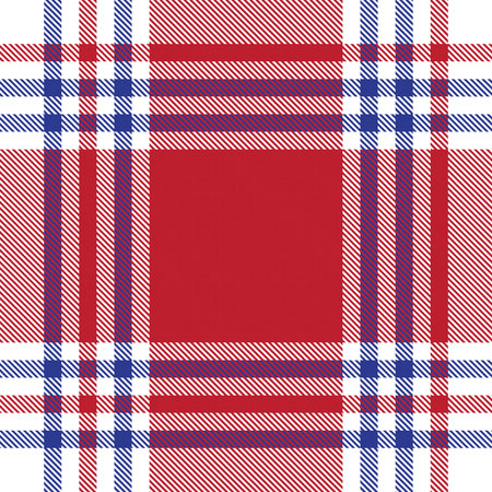 Red Navy Glen Plaid textured seamless pattern suitable for fashion textiles and graphics