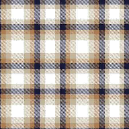 Brown Glen Plaid textured seamless pattern suitable for fashion textiles and graphicsのイラスト素材