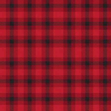 Red Ombre Plaid textured seamless pattern suitable for fashion textiles and graphicsのイラスト素材