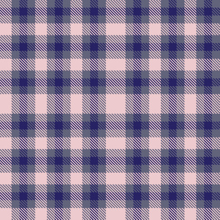Pink Navy Ombre Plaid textured seamless pattern suitable for fashion textiles and graphicsのイラスト素材