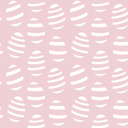 Pink Easter Egg Seamless Pattern for computer graphics, fashion textiles, etc.のイラスト素材