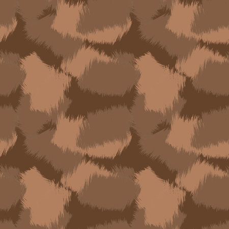 Brown Brush Stroke Camouflage abstract seamless pattern background suitable for fashion textiles,...