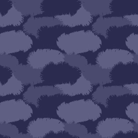 Blue Brush Stroke Camouflage abstract seamless pattern background suitable for fashion textiles, graphicsのイラスト素材