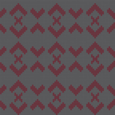 Burgundy Argyle, diamond shape seamless pattern background suitable for fashion textile, knitwear,...