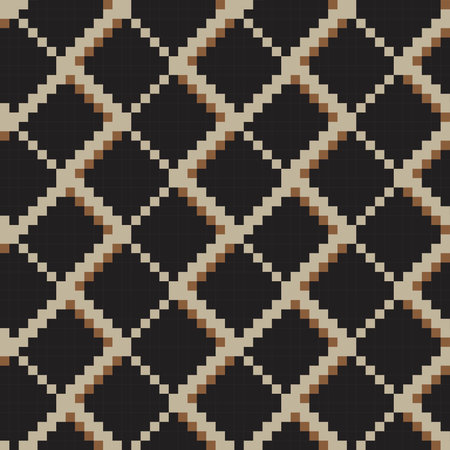 Brown Argyle, diamond shape seamless pattern background suitable for fashion textile, knitwear,...