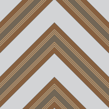 Orange diagonal striped seamless pattern background suitable for fashion textiles, graphicsのイラスト素材