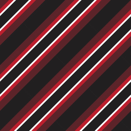 Red diagonal striped seamless pattern background suitable for fashion textiles, graphicsのイラスト素材