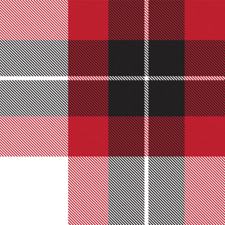 Red Ombre Plaid textured seamless pattern suitable for fashion textiles and graphicsのイラスト素材