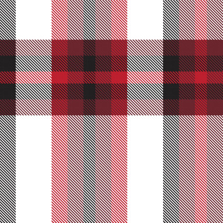 Red Ombre Plaid textured seamless pattern suitable for fashion textiles and graphicsのイラスト素材
