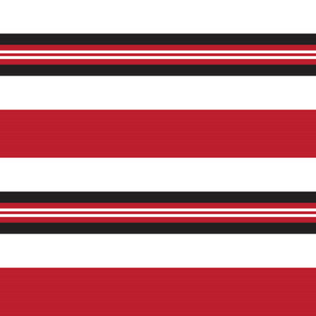 Red Horizontal striped seamless pattern background suitable for fashion textiles, graphicsのイラスト素材