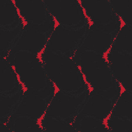 Red Brush stroke fur pattern design for fashion prints, homeware, graphics, backgroundsのイラスト素材