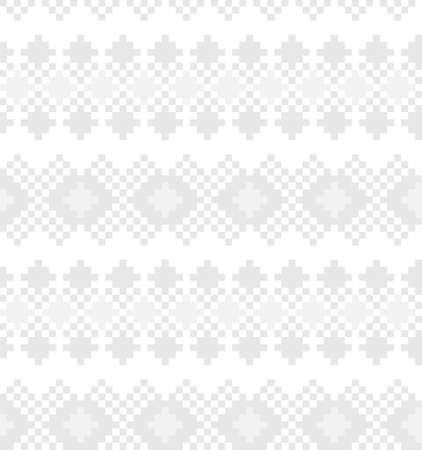 White Christmas fair isle pattern background for fashion textiles, knitwear and graphicsのイラスト素材