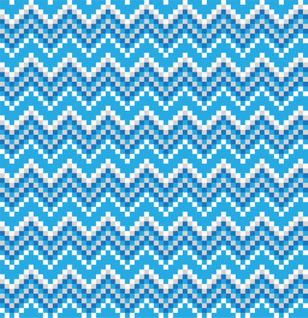 Ice Blue Christmas fair isle pattern background for fashion textiles, knitwear and graphicsのイラスト素材
