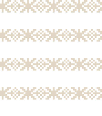 Brown Christmas fair isle pattern background for fashion textiles, knitwear and graphicsのイラスト素材