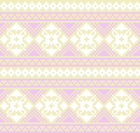 Pastel Christmas fair isle pattern background for fashion textiles, knitwear and graphics